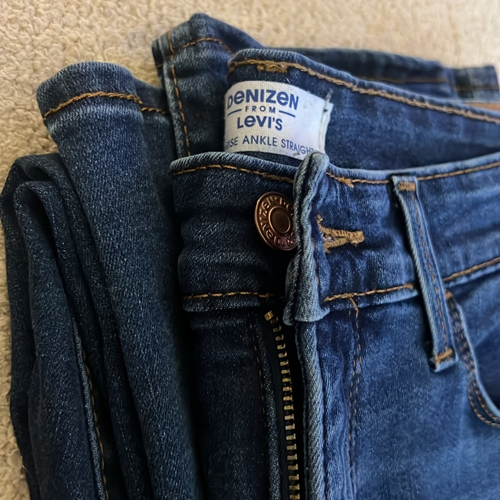 Denizen from Levi’s High-Rise Straight Ankle Jeans